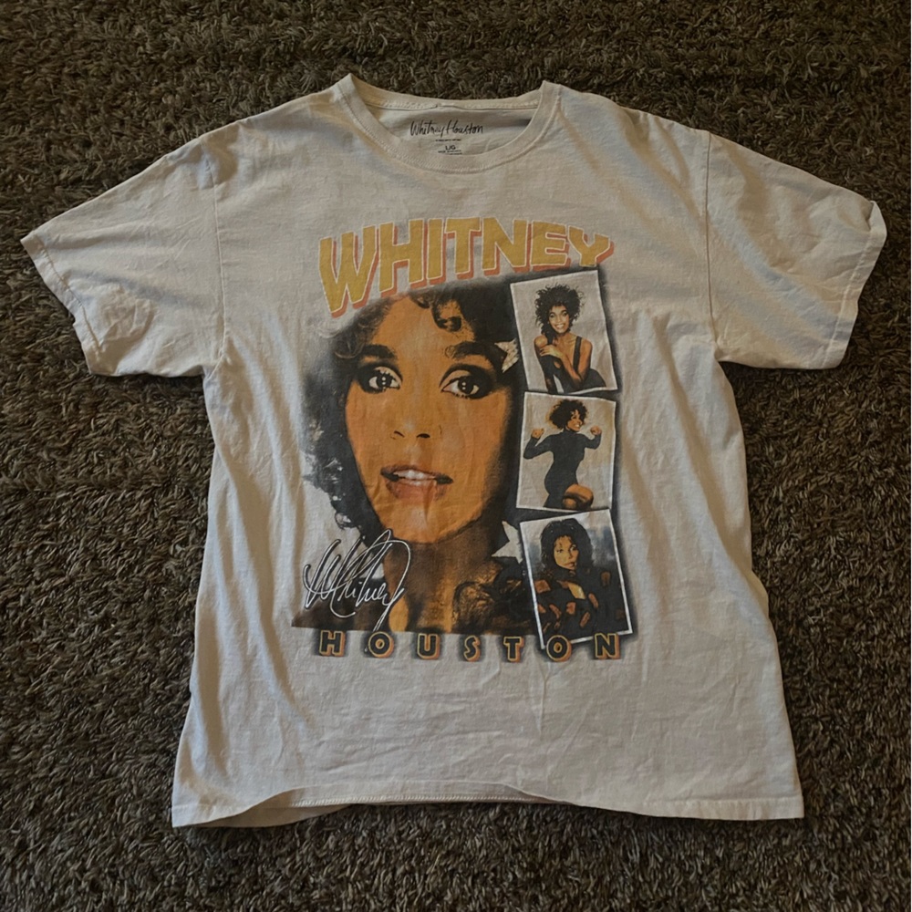 Whitney Houston graphic tee